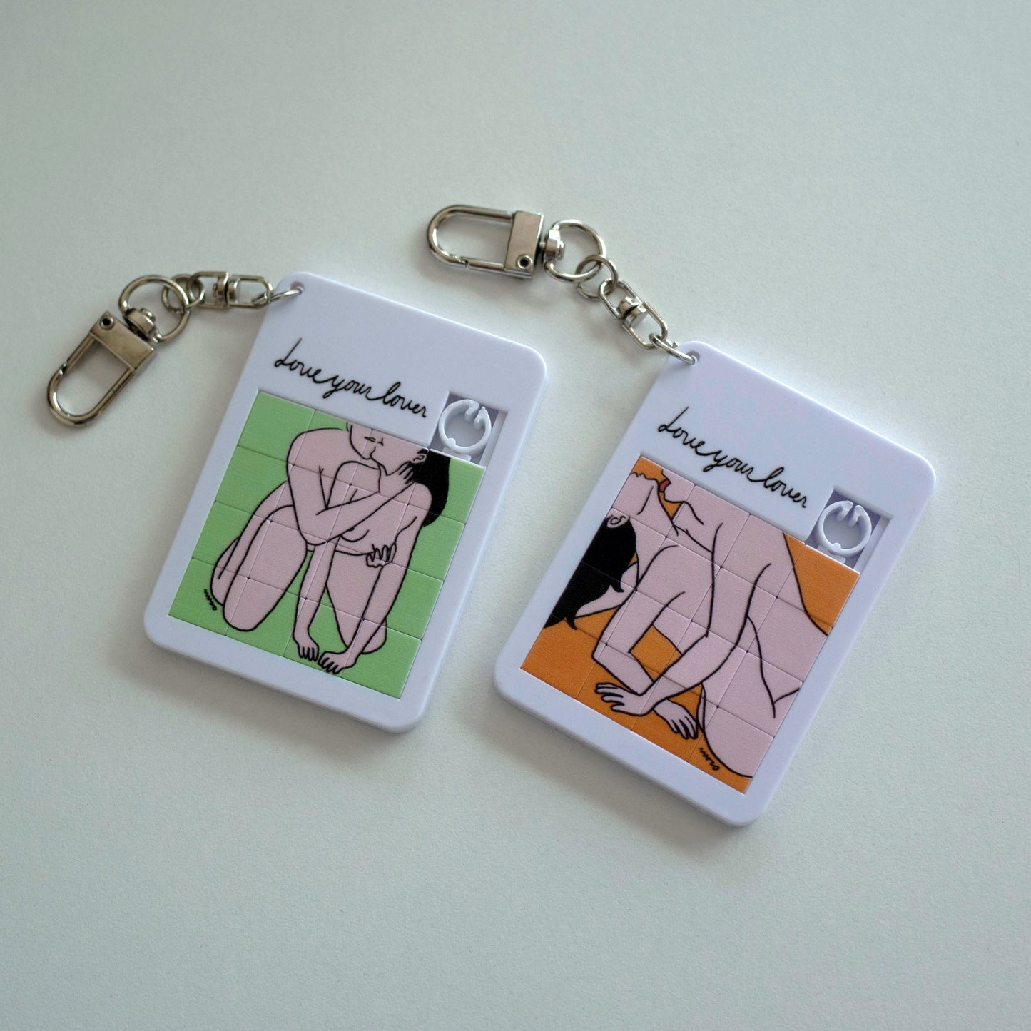 Puzzle Keyring - Body Voyage (Orange)