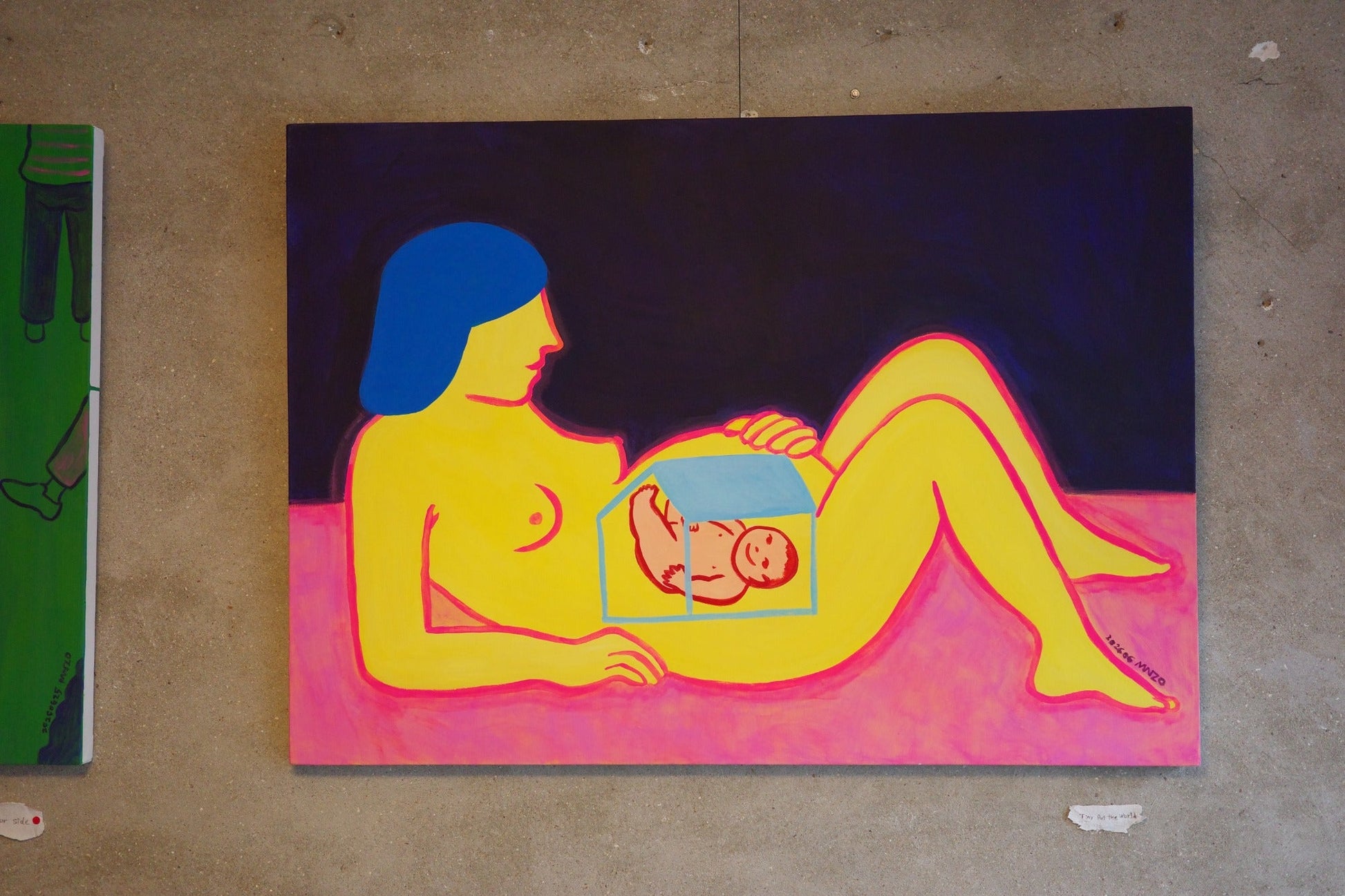 tiny but the universe — 84×59cm, 33×23" Print only