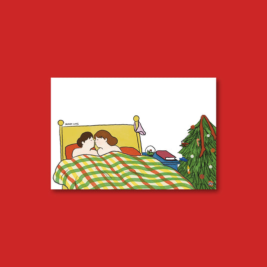 Postcard - In The Bed, Christmas